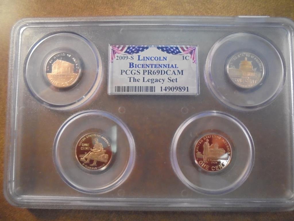 2009-S LINCOLN CENT BICENTENNIAL LEGACY SET PCGS PR69 (1 of 2)