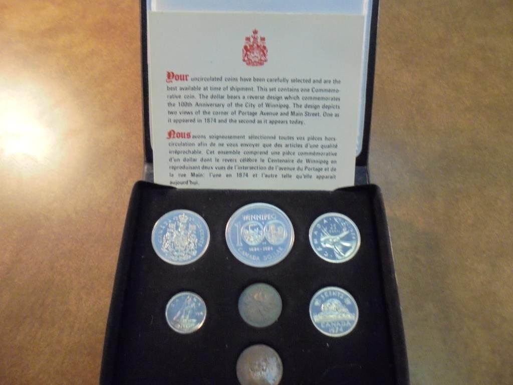 1974 CANADA DOUBLE CENT SET ORIGINAL ROYAL CANADIAN (1 of 1)
