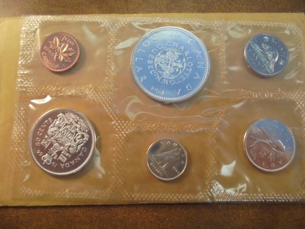 1964 CANADA SILVER (PF LIKE) SET WITH ENVELOPE (1 of 2)