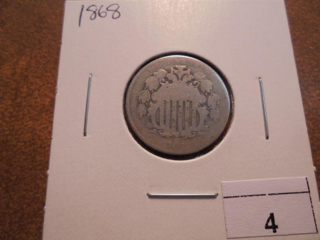 1868 SHIELD NICKEL (1 of 2)