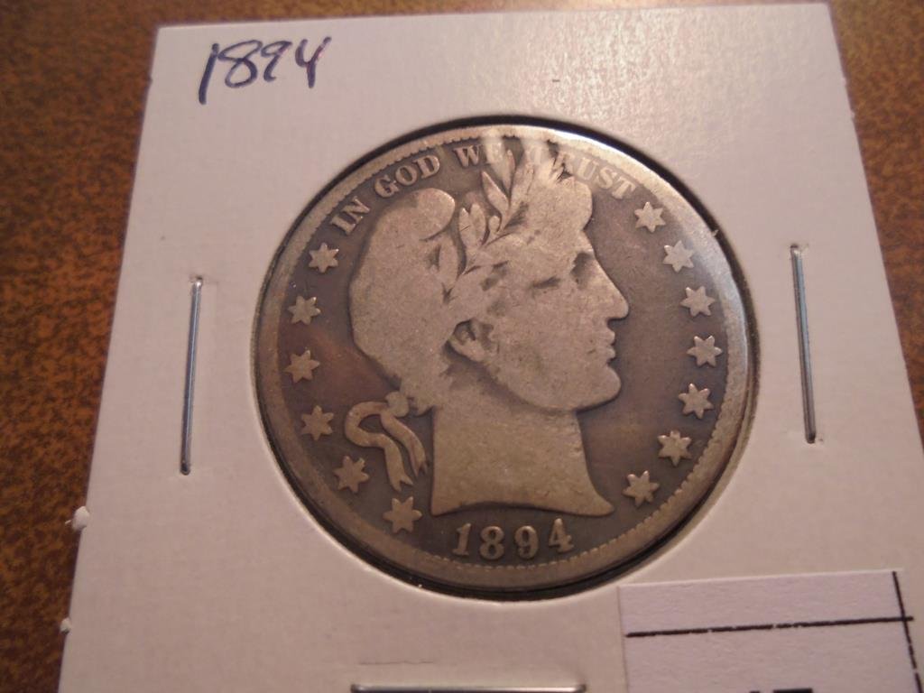 1894 BARBER HALF DOLLAR (1 of 2)