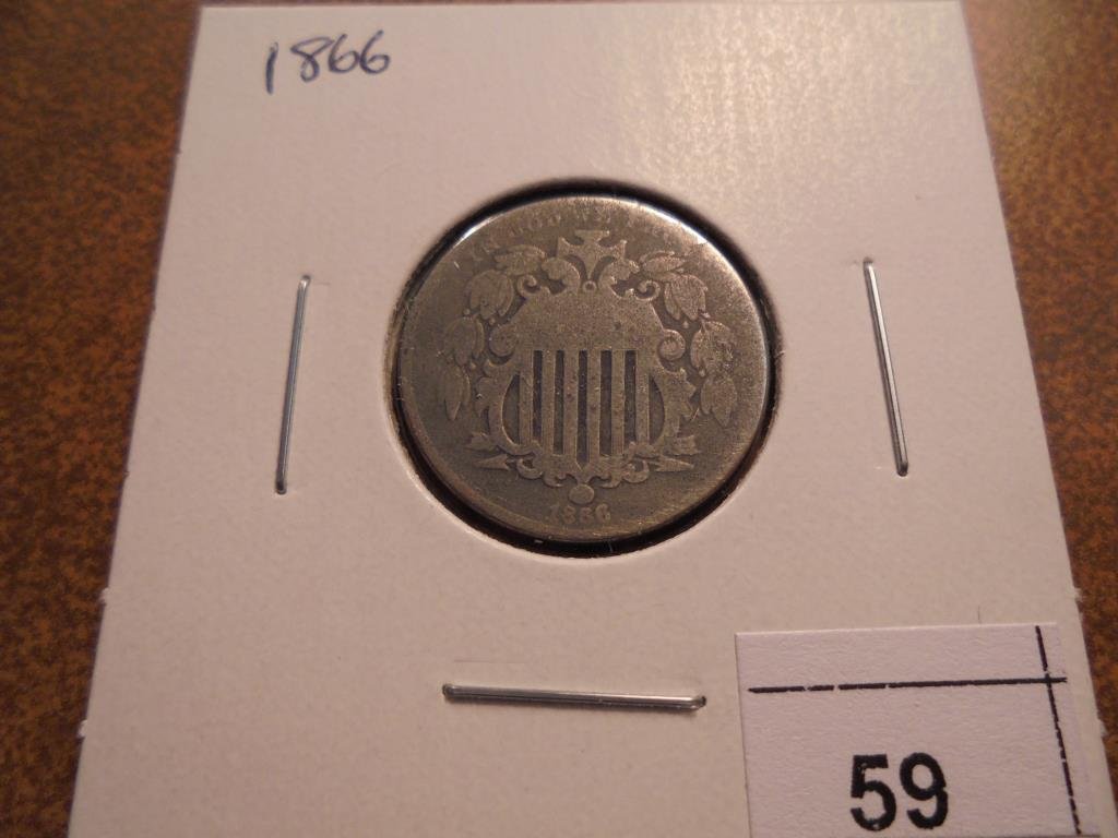1866 SHIELD NICKEL (1 of 2)