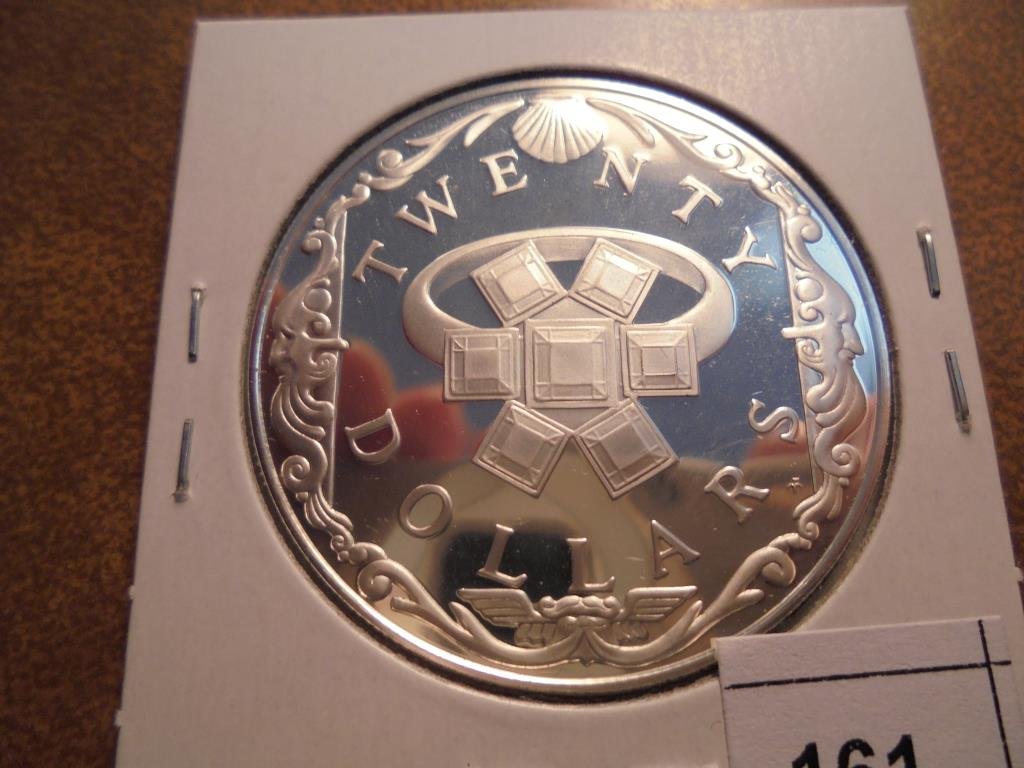 1985 BRITISH VIRGIN ISLANDS SILVER PROOF $20 (1 of 2)