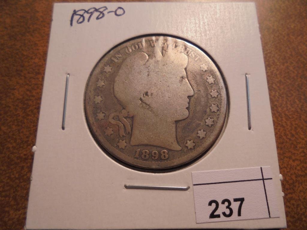 1898-O BARBER HALF DOLLAR (1 of 2)