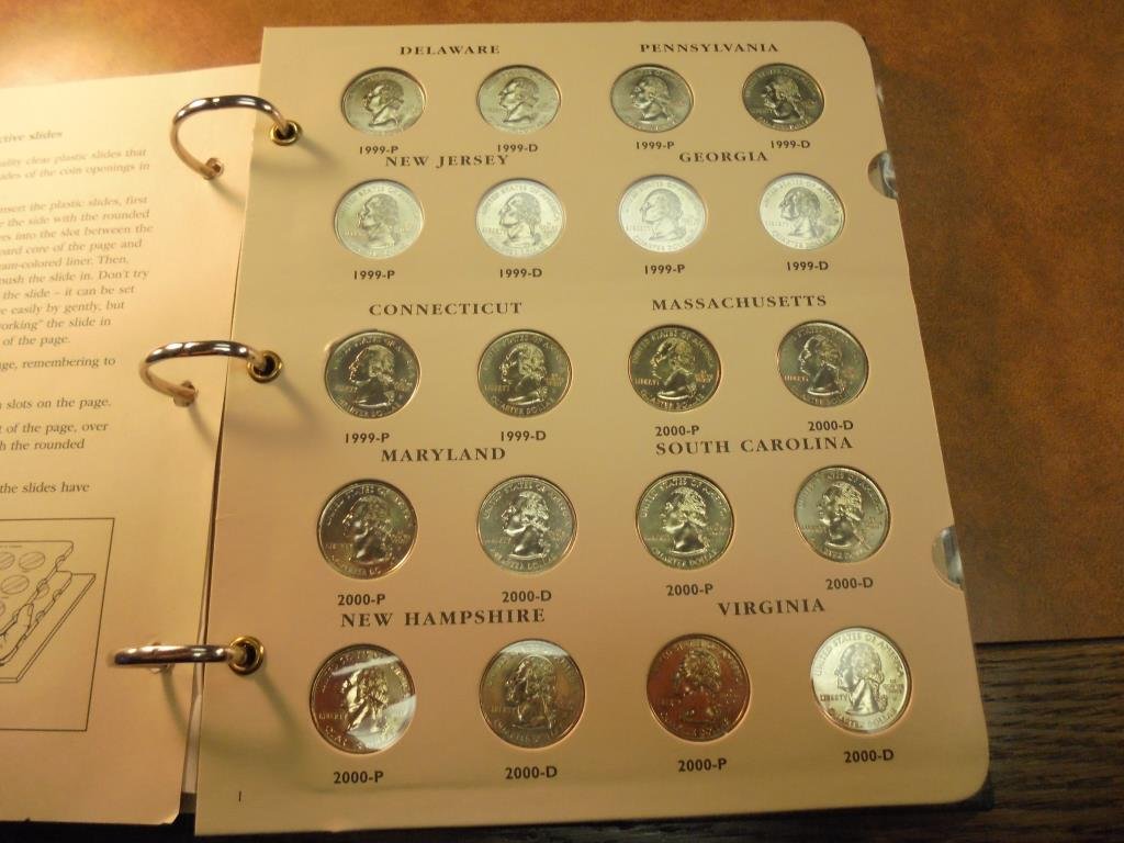 PARTIAL US 50 STATE QUARTERS SET 1999-2008 HAS ALL P & (1 of 4)