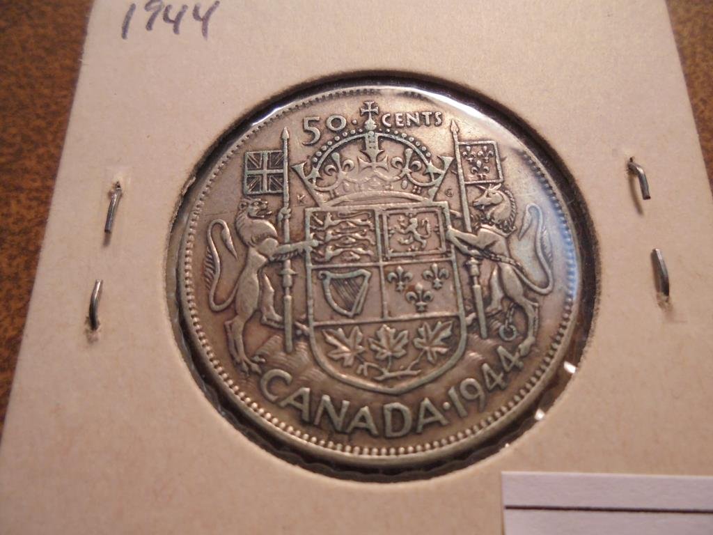 1944 CANADA SILVER 50 CENT (1 of 2)