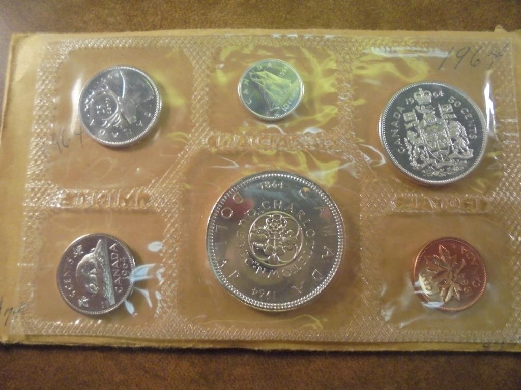 1964 CANADA SILVER (PF LIKE) SET WITH ENVELOPE (1 of 2)