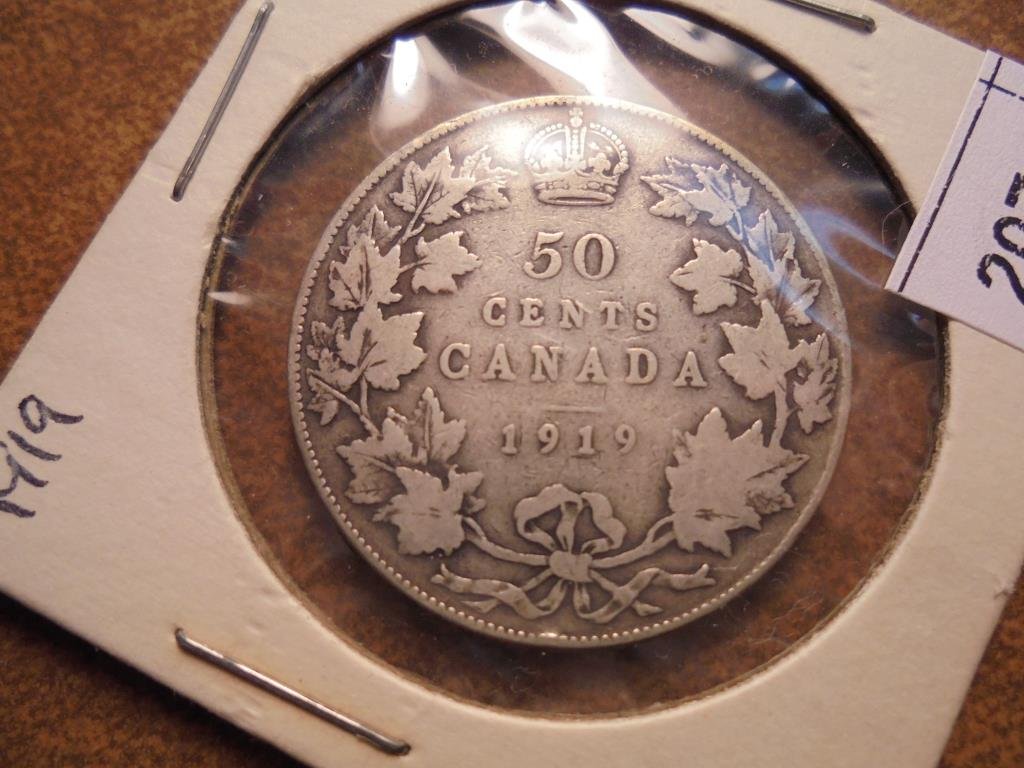 1919 CANADA SILVER 50 CENT (1 of 2)