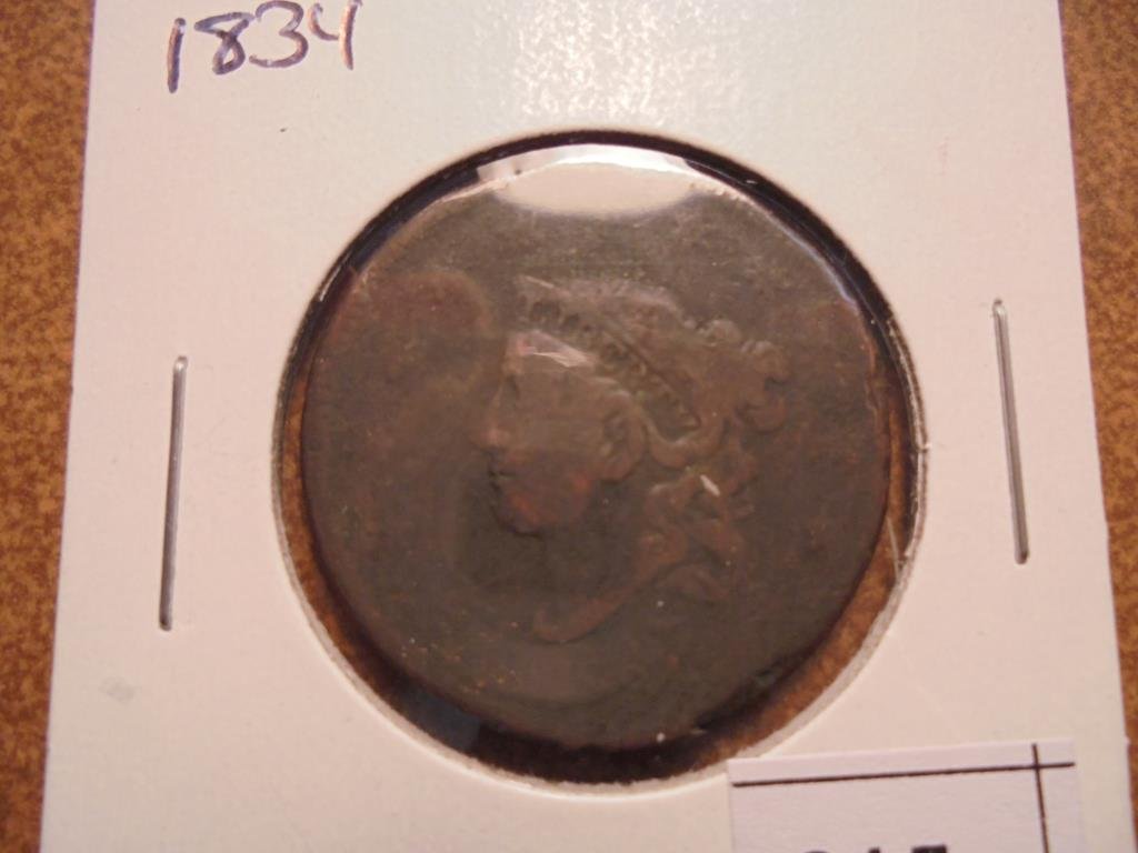 1834 US LARGE CENT (1 of 2)