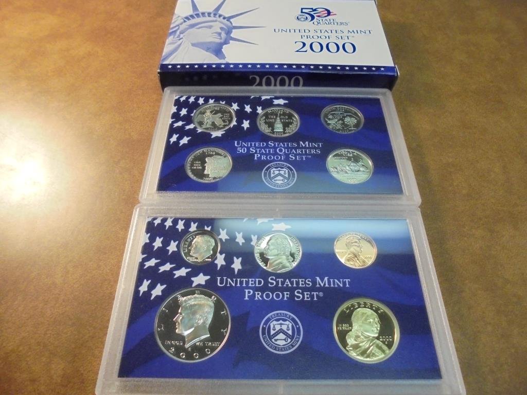 2000 US PROOF SET (WITH BOX) (1 of 2)