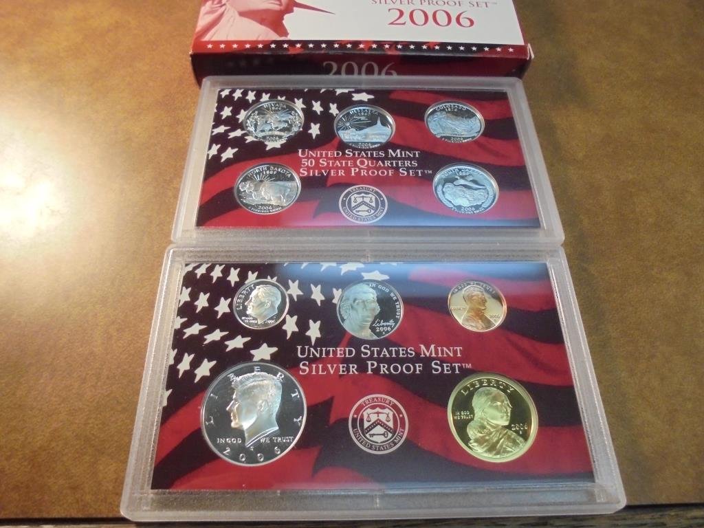 2006 US SILVER PROOF SET (WITH BOX) (1 of 2)