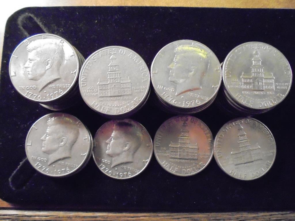 49-1976 US BICENTENNIAL KENNEDY HALF DOLLARS (1 of 1)