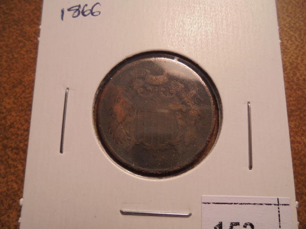 1866 US TWO CENT PIECE (1 of 2)