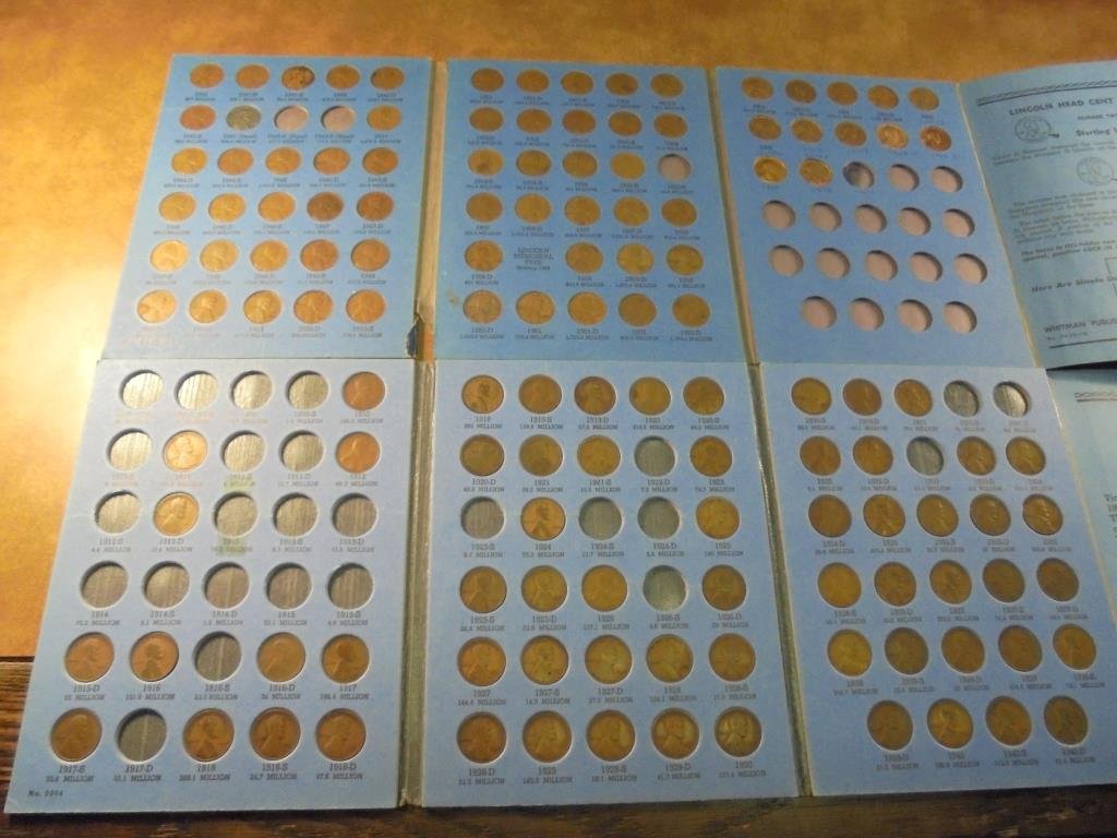 2 PARTIAL LINCOLN CENT SETS SEE DESCRIPTION 1909-1940 (1 of 2)