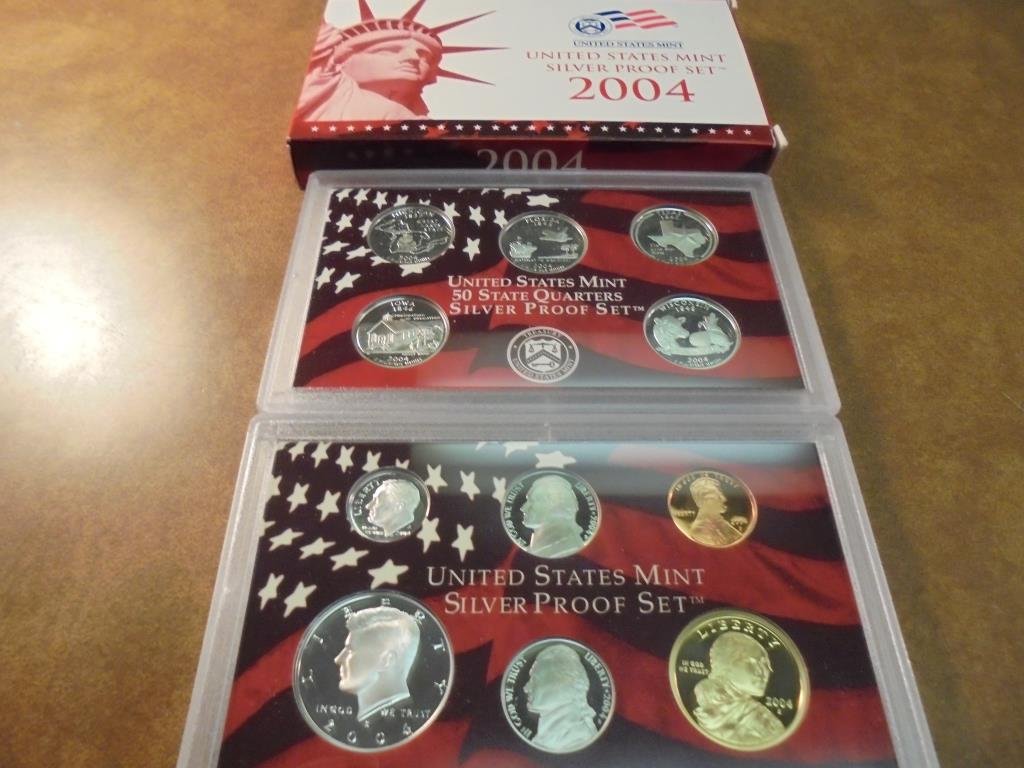 2004 SILVER US PROOF SET (WITH BOX) (1 of 2)