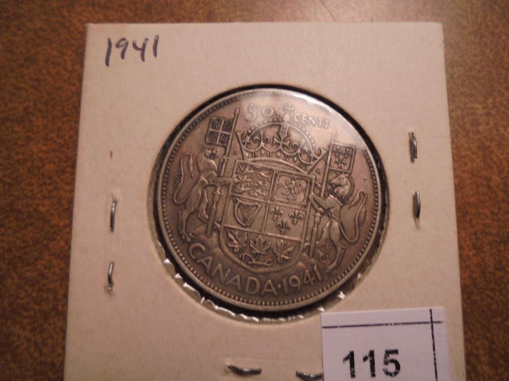 1941 CANADA SILVER 50 CENT (1 of 2)