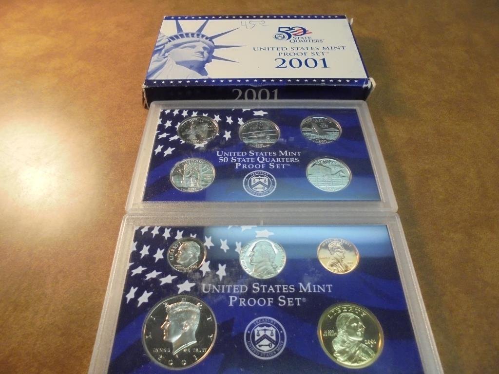 2001 US PROOF SET (WITH BOX) (1 of 2)
