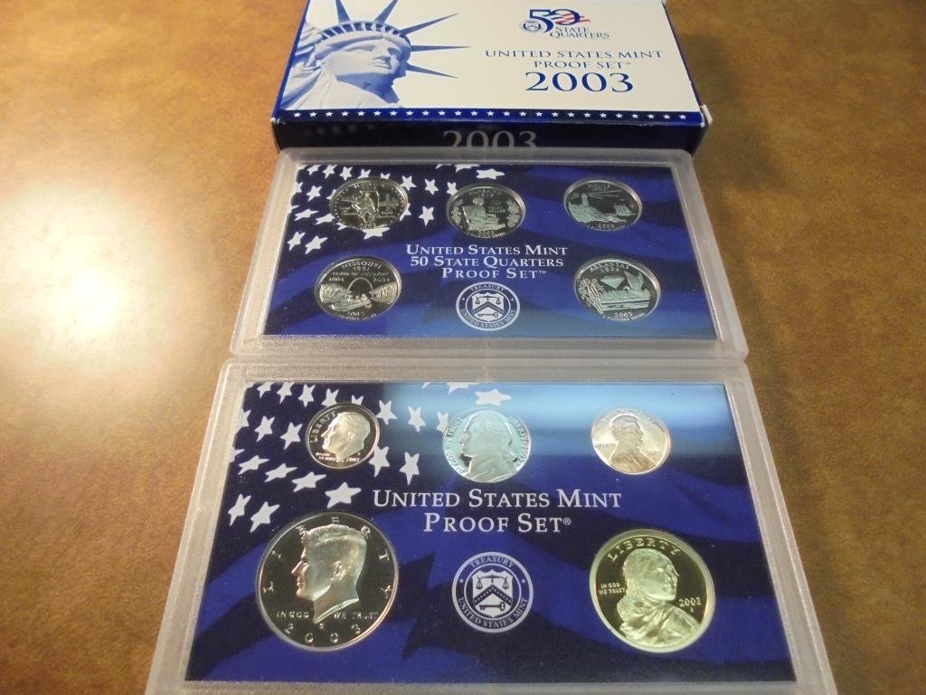 2003 US PROOF SET (WITH BOX) (1 of 2)