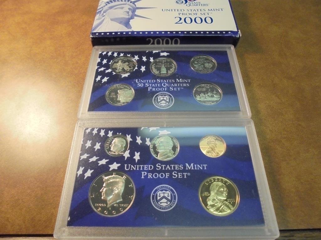 2000 US PROOF SET (WITH BOX) (1 of 2)