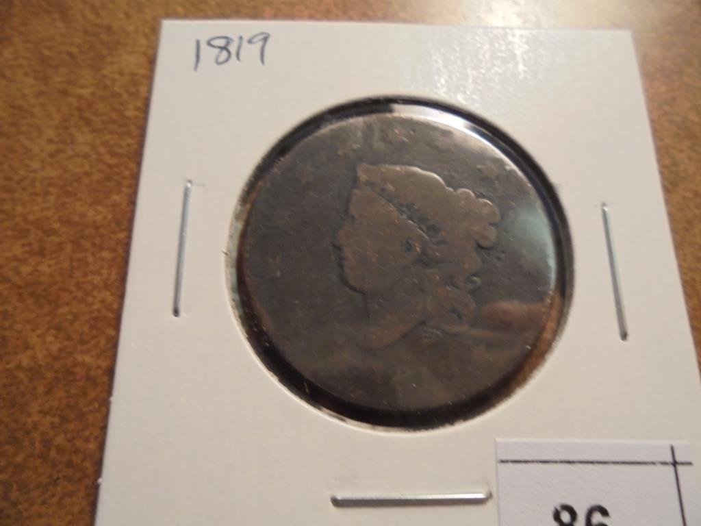 1819 US LARGE CENT (1 of 2)