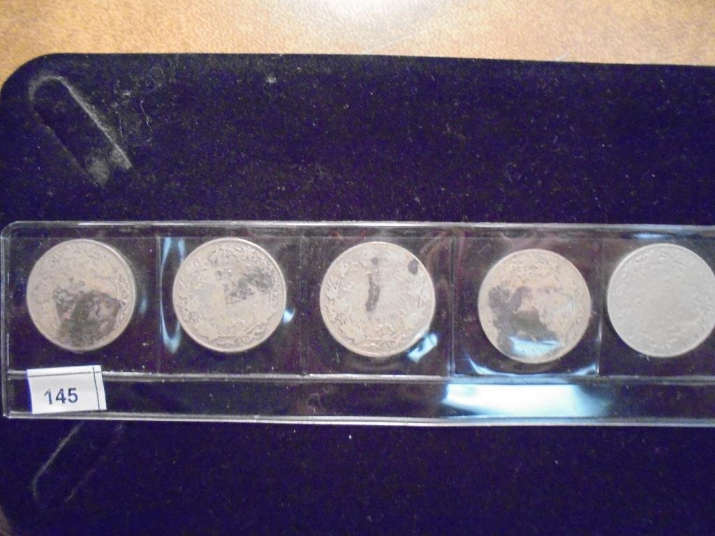 1916,17,18,19 & 1920 CANADA SILVER 25 CENTS (1 of 2)