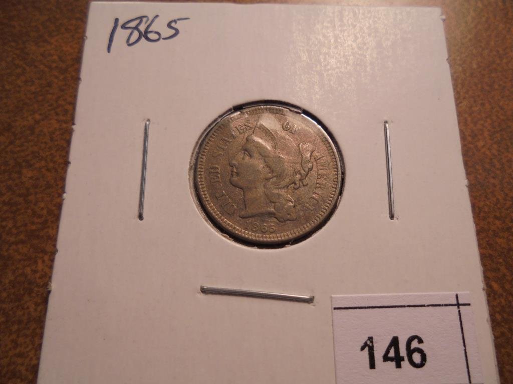 1865 THREE CENT PIECE (NICKEL) (1 of 2)