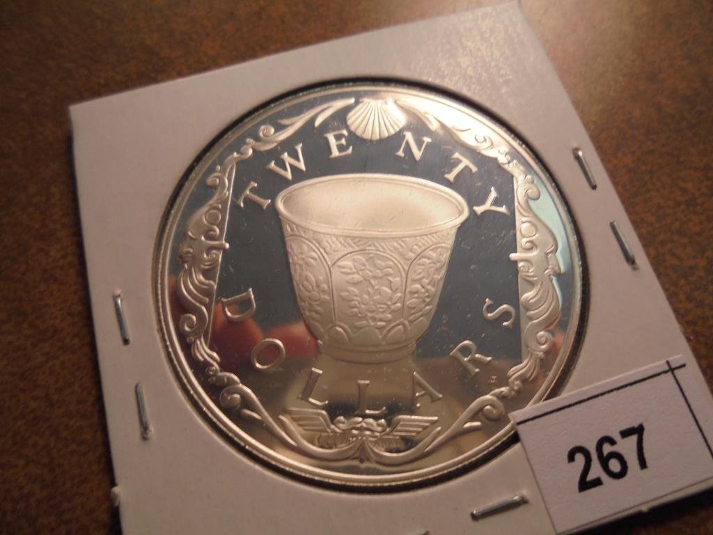 1985 BRITISH VIRGIN ISLANDS SILVER PROOF $20 (1 of 2)