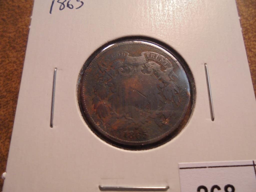 1865 US TWO CENT PIECE (1 of 2)