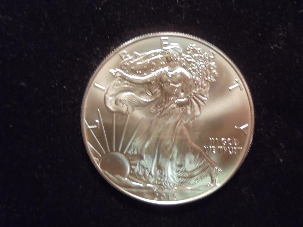 2015 AMERICAN SILVER EAGLE UNC (1 of 2)