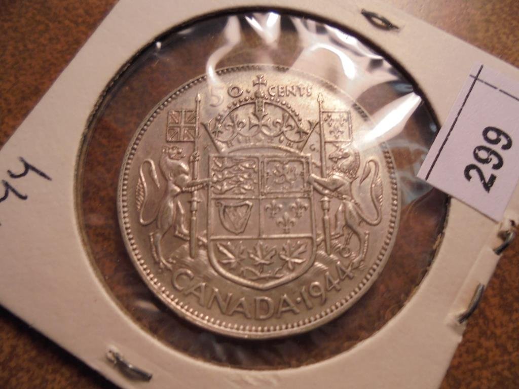 1944 CANADA SILVER 50 CENTS (1 of 2)
