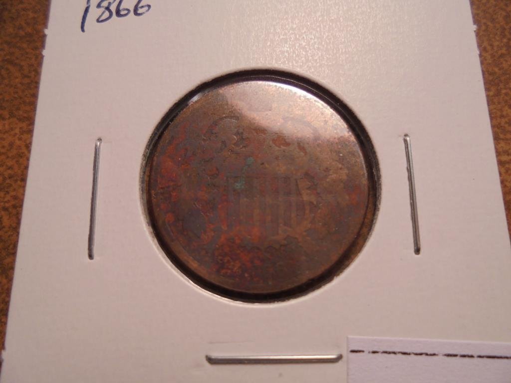 1866 US TWO CENT PIECE (1 of 2)