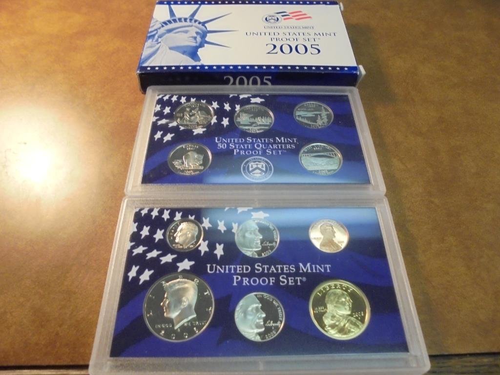 2005 US PROOF SET (WITH BOX) (1 of 2)