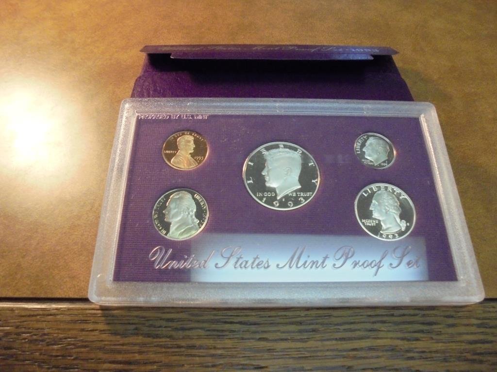 1993 US PROOF SET (WITH BOX) (1 of 2)