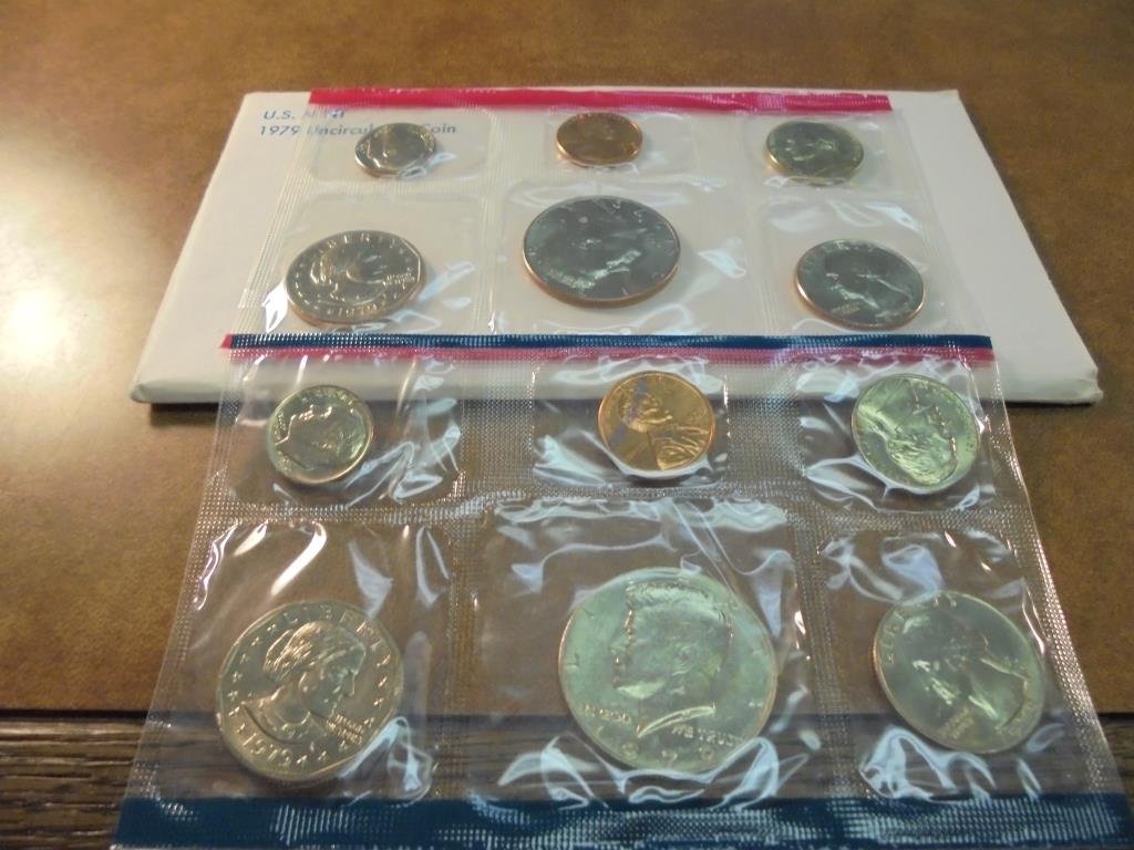 1979 US MINT SET (UNC) P/D (WITH ENVELOPE) (1 of 2)