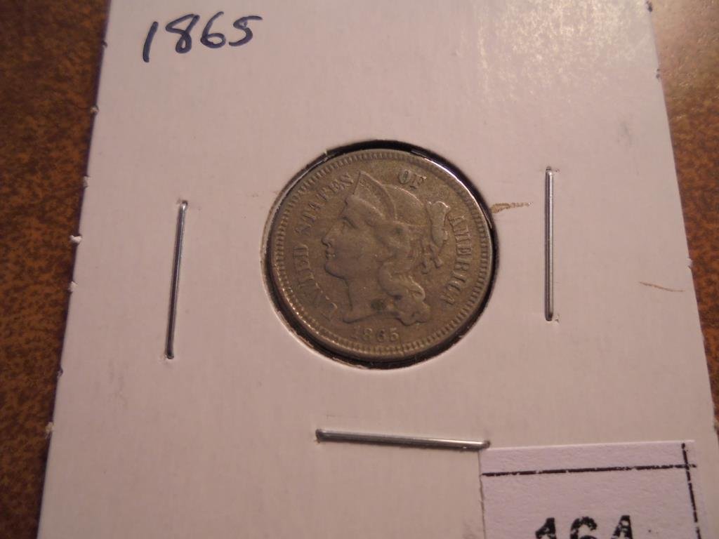 1865 THREE CENT PIECE (NICKEL) (1 of 2)