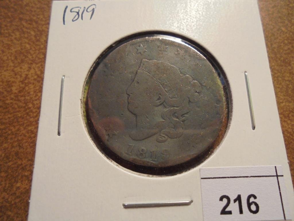1819 US LARGE CENT (1 of 2)
