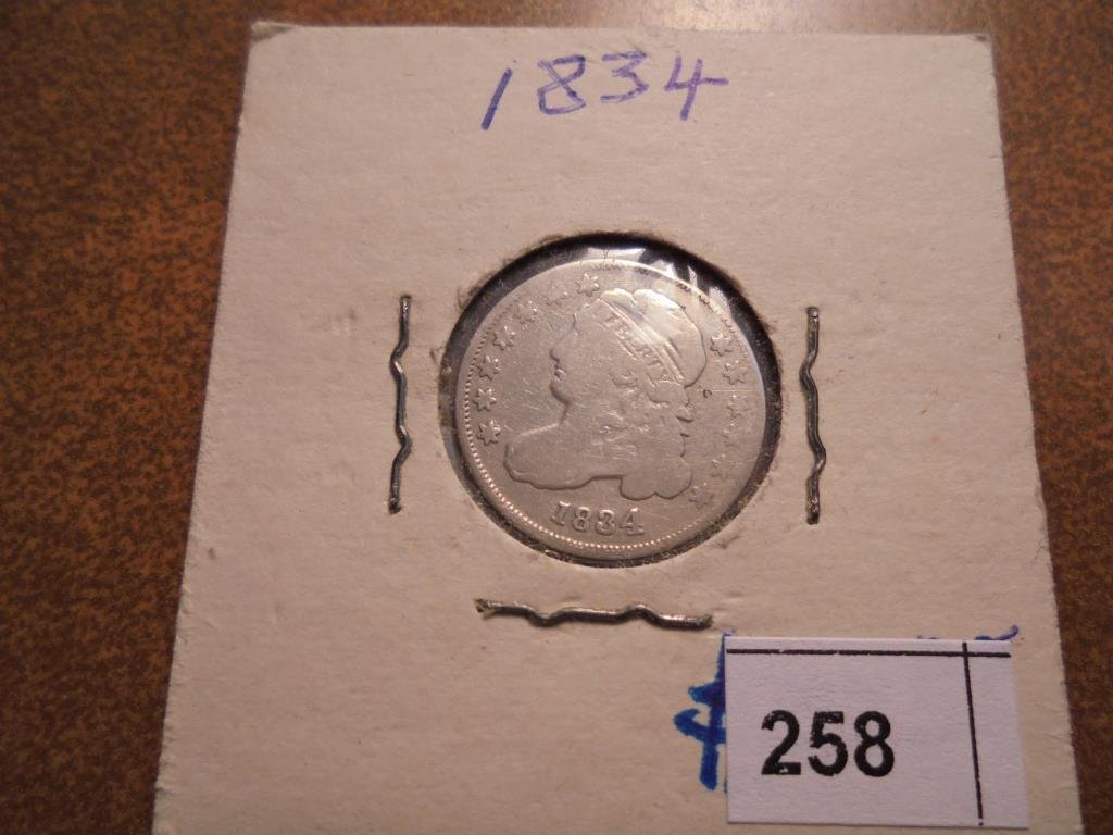 1834 CAPPED BUST DIME (1 of 2)