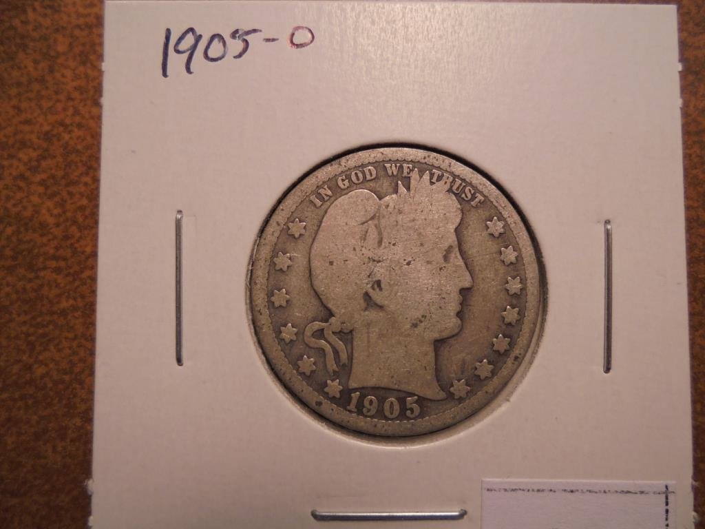 1905-O BARBER QUARTER BETTER DATE (1 of 2)