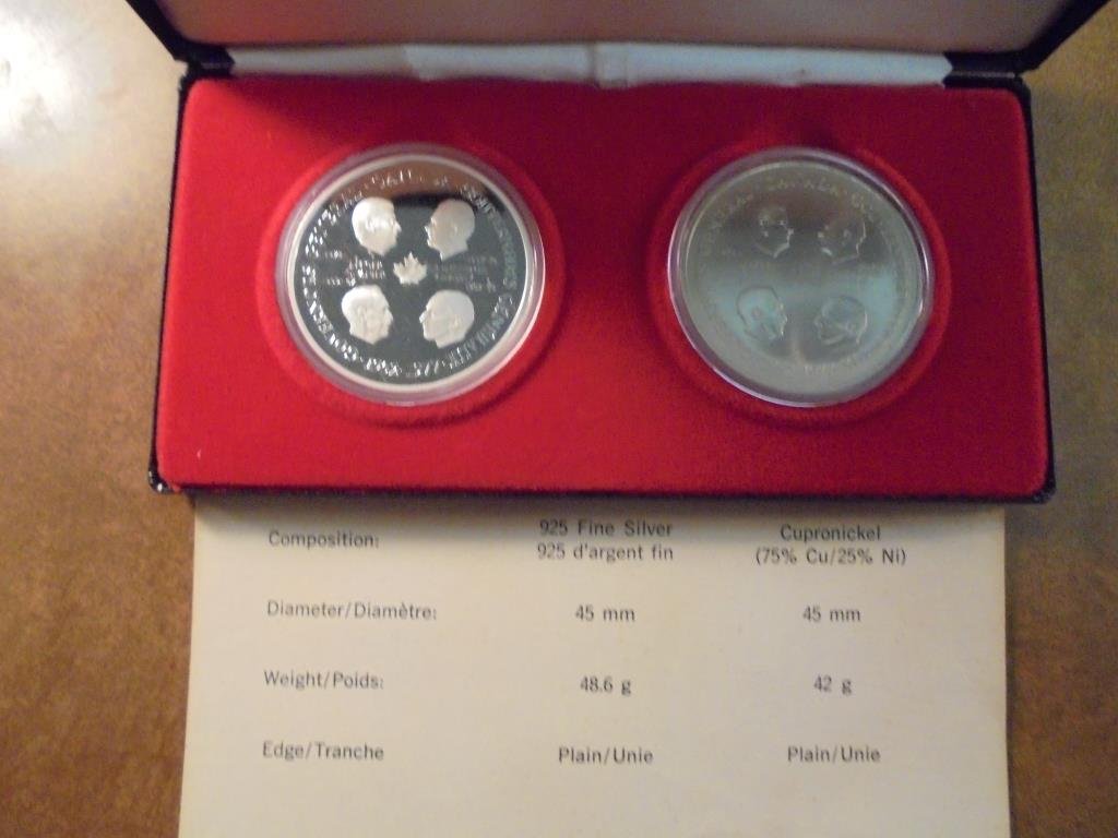 CANADA 1952-1977 4 GOVERNORS MEDALS 1 IS STERLING (1 of 2)