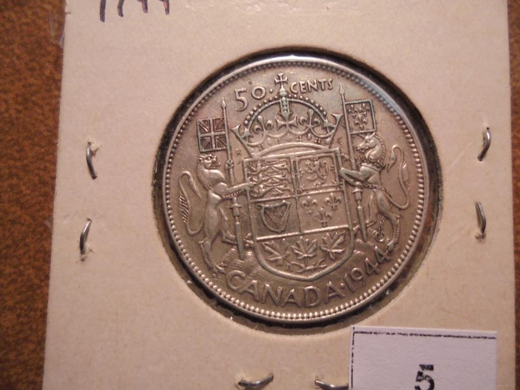 1944 CANADA SILVER 50 CENT (1 of 2)