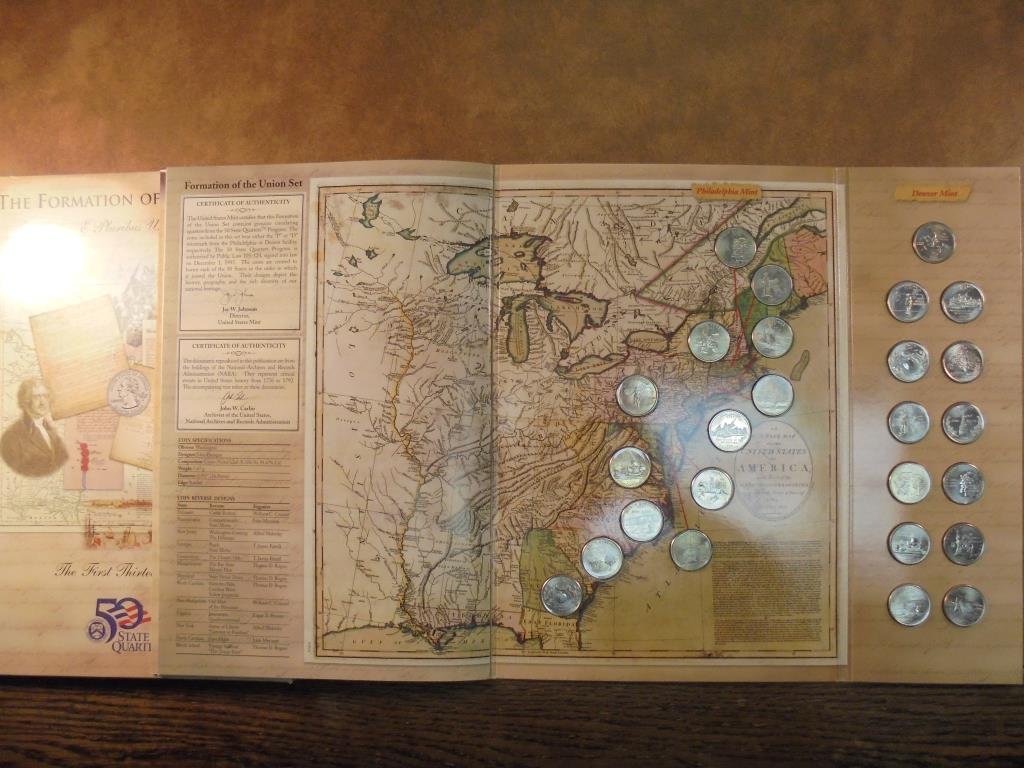 US MINT FORMATION OF THE UNION SET CONTAINS: ALL 13 P & (1 of 3)