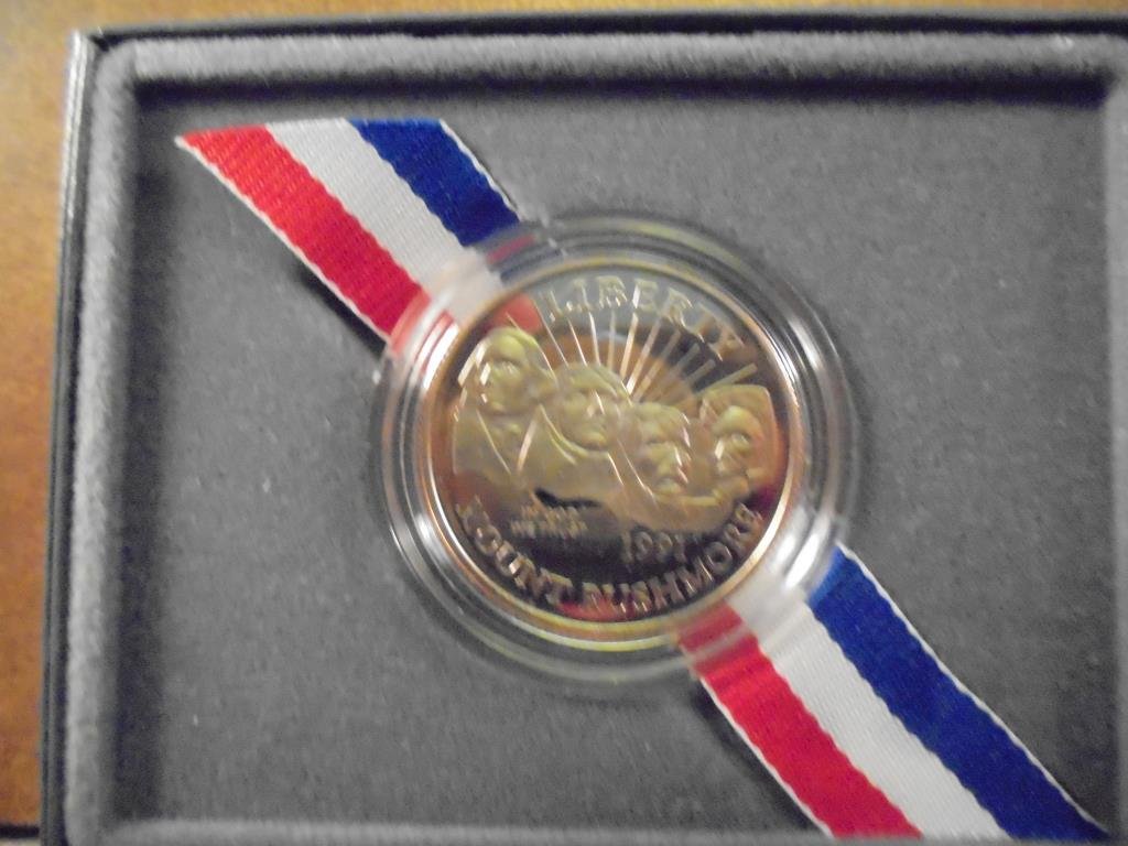 1991-S MT. RUSHMORE PROOF HALF DOLLAR ORIGINAL US MINT (1 of 2)