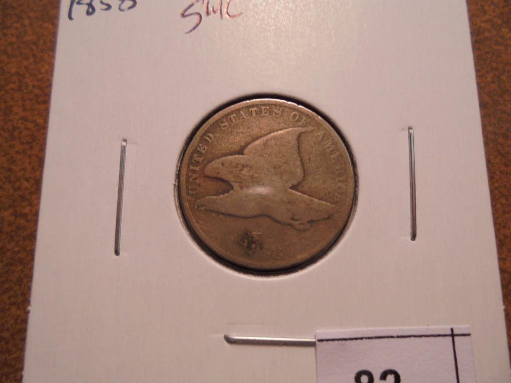1858 (SMALL LETTER) FLYING EAGLE CENT (1 of 2)