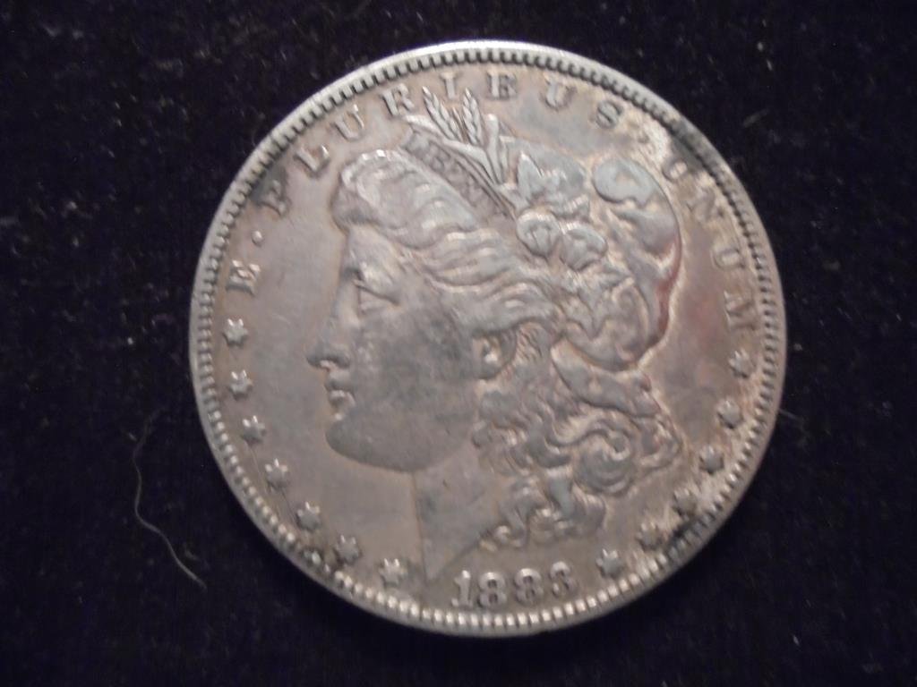 1883 MORGAN SILVER DOLLAR: You must call or email us with your credit card number directly