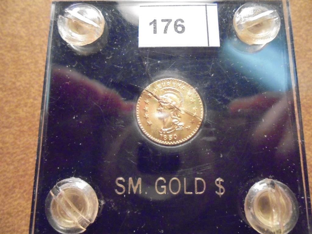 REPLICA 1850 CALIFORNIA GOLD TOKEN (1 of 2)