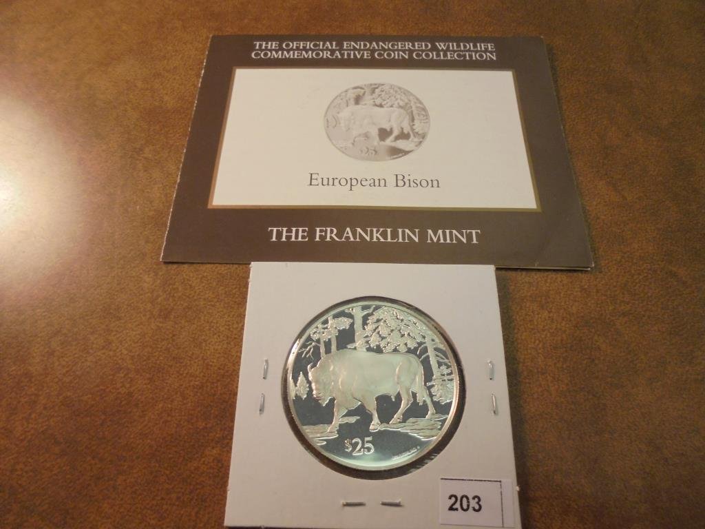 1993 BRITISH VIRGIN ISLANDS SILVER PROOF $25 ENDANGERED (1 of 2)