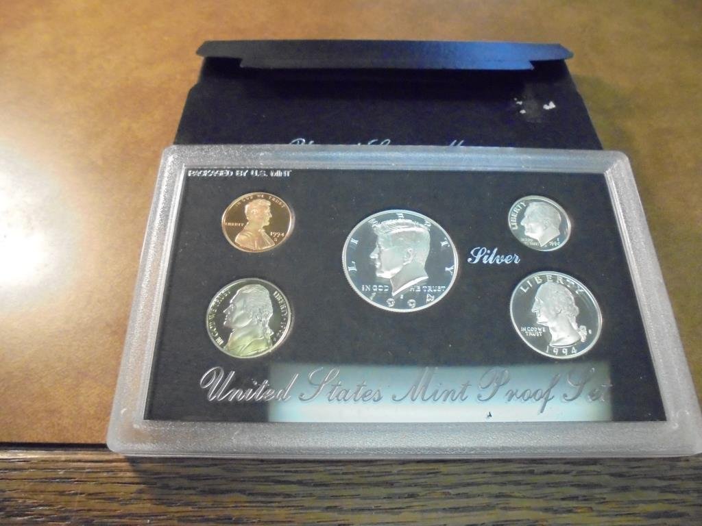 1994 US SILVER PROOF SET (WITH BOX) (1 of 2)