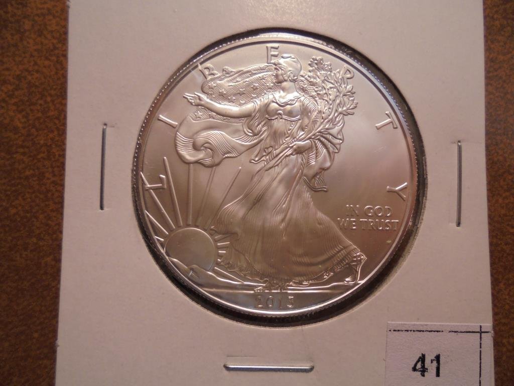 2013 AMERICAN SILVER EAGLE UNC (1 of 2)