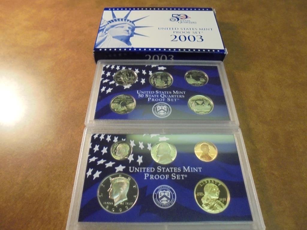 2003 US PROOF SET (WITH BOX) (1 of 2)