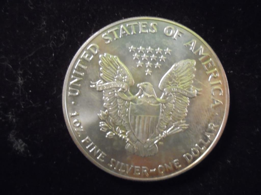 1987 AMERICAN SILVER EAGLE UNC (1 of 2)